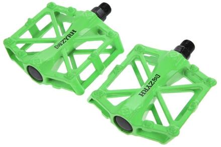 Fiets BMX Mountainbike Pedaal 9/16 "Draad Onderdelen Super Sterke UltraLight Platform Magnesium Outdoor Sport Fietsen Fiets Pedalen Groen