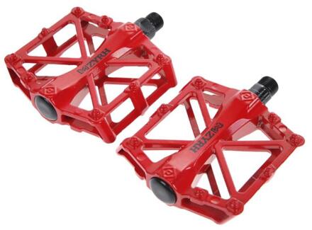Fiets BMX Mountainbike Pedaal 9/16 "Draad Onderdelen Super Sterke UltraLight Platform Magnesium Outdoor Sport Fietsen Fiets Pedalen Rood