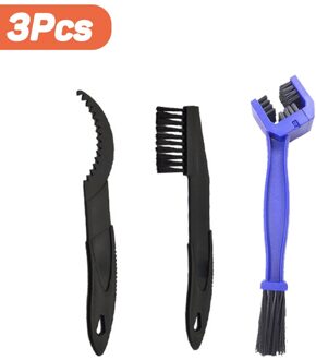 Fiets Chain Cleaner Bike Clean Set Machine Borstels Fietsen Cleaning Kit Fiets Borstel Onderhoud Tool Voor Mountain Road Bmx 3 stk Brushes