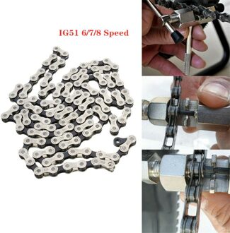 Fiets Chain Link 6/7/8 Speed Rvs Ketting Fietsketting Anti-Roest Fiets Keten Accessoires