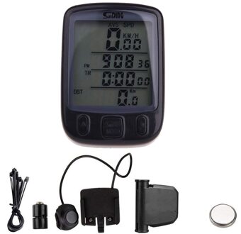 Fiets Computer Waterdichte Digitale Lcd Cyclus Fiets Computer Stopwatch Draad Kilometerstand Snelheidsmeter Fietsen Snelheidsmeter Fietsen