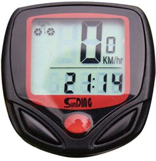 Fiets Computer Waterdichte Digitale Lcd Mtb Fietsen Fiets Snelheidsmeter Kilometerteller Wired Stopwatch Fiets Accessoires 03
