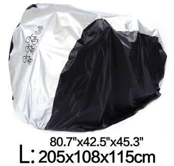 Fiets Cover Waterdichte Sneeuw Regen Uv Protector Dust Protector Voor Scooter Waterdicht Bike Regen Stofdicht Cover L