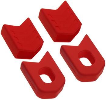 Fiets Crankstel Crank Beschermhoes Protector Mountain Racefiets Arm Laarzen Fixed Gear Fiets Crank Beschermhoes rood