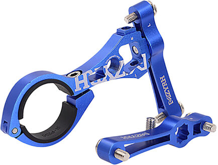 Fiets Dubbele Fles Kooi Zetel Adapter Verstelbare Waterfles Mount Mtb Fiets Zadel Waterkoker Houder AccessoryDGH4 Blauw