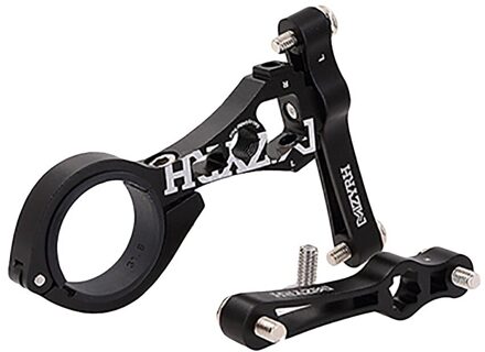 Fiets Dubbele Fles Kooi Zetel Adapter Verstelbare Waterfles Mount Mtb Fiets Zadel Waterkoker Houder AccessoryDGH4 zwart