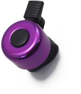 Fiets Elektronische Bell Usb Opgeladen Waterdichte Fietsen Fiets Stuur Ring Sterke Luid Elektrische Bel Geluid Fiets Accessoires paars