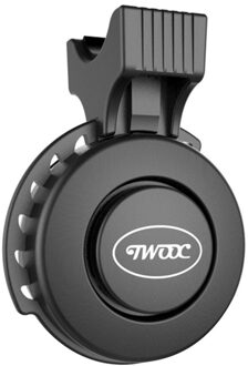 Fiets Elektronische Claxon 4 Modes Usb Oplaadbare Elektrische Scooter Fiets Stuur Sound Alarm Ring Bell Voor Xiaomi M365 zwart