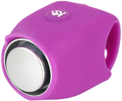 Fiets Elektronische Hoorn Licht En Prachtige Mode Accessoires 120 Decibel Mountainbiken Apparatuur Fietsbel A30610 paars