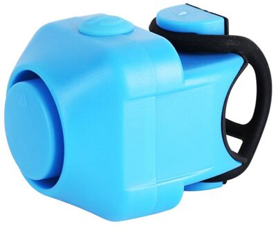 Fiets Elektronische Loud Horn 130 Db Waarschuwing Veiligheid Elektrische Bel Politie Sirene Fiets Stuur Alarm Ring Bell Fietsen Accessoires blauw