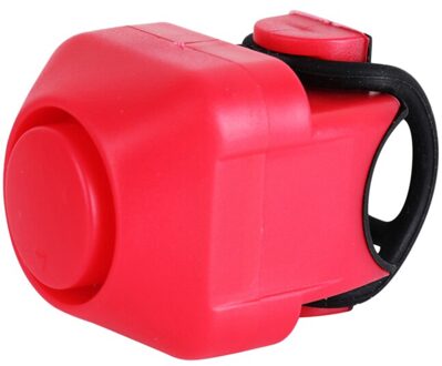 Fiets Elektronische Loud Horn 130 Db Waarschuwing Veiligheid Elektrische Bel Politie Sirene Fiets Stuur Alarm Ring Bell Fietsen Accessoires rood