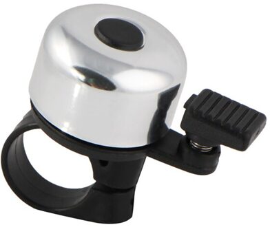 Fiets Elektronische Loud Horn 130 Waarschuwing Veiligheid Bell Sirene Fiets Stuur Alarm Ring Bell Fietsen Accessoires zilver