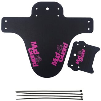 Fiets Gereedschap Fiets Accessoires Mtb Spatbord Bike Front Back Modder Guard Marsh Spatbord Slanke Vork Eenvoudige Spatbord Fiets Accessoires # BL2 paars