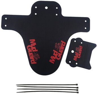 Fiets Gereedschap Fiets Accessoires Mtb Spatbord Bike Front Back Modder Guard Marsh Spatbord Slanke Vork Eenvoudige Spatbord Fiets Accessoires # BL2 rood