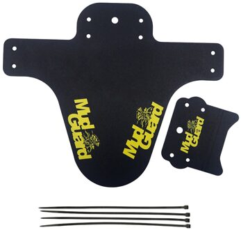 Fiets Gereedschap Fiets Accessoires Mtb Spatbord Bike Front Back Modder Guard Marsh Spatbord Slanke Vork Eenvoudige Spatbord Fiets Accessoires # BL2 YE