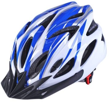 Fiets Helm Mtb Road Fietshelmen Ultralight In-Gegoten Veiligheid Cap Verstelbare Volwassen Sport Mountainbike Apparatuur Vrouwen Man Blauw