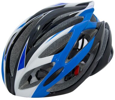 Fiets Helm Ultralight Eps + Pc Cover Mtb Racefiets Helm Integraal Mold Fietshelm Fietsen Veilig cap Blauw