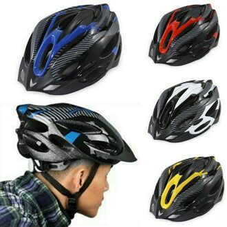 Fiets Helm Ultralight Eps + Pc Cover Mtb Racefiets Helm Integraal Mold Fietshelm Fietsen Veilig helm Licht Geel