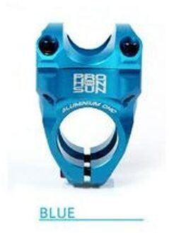Fiets Honsun Mtb 35Mm Stuurpen Cnc 31.8Mm Stuur Ultralight Stijgen Fr Am Enduro 28.6Mm Stuurbuis Mountain fiets Onderdelen blauw
