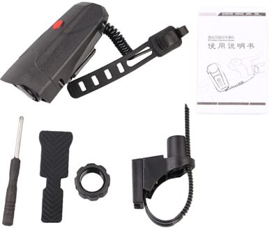 Fiets Hoorn Elektronische Fietsbel 110dB Waterdichte 3 Verstelbare Sound Modi Deel