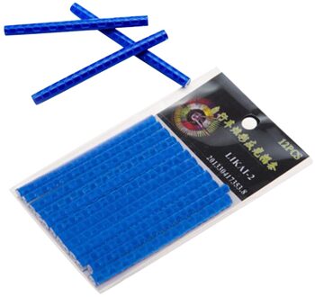 Fiets Kleurrijke Spoke Wraps Fiets Licht 12Pc Mountainbiken Velg Spoke Waarschuwing Strip Reflector Fietsen Light #0610sy30