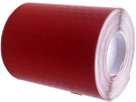 Fiets Lichaam Reflecterende Stickers Nacht Rijden Veiligheid Waterdichte Brede Stickers Reflecterende Waarschuwing Tape Fiets Accessoires Rood