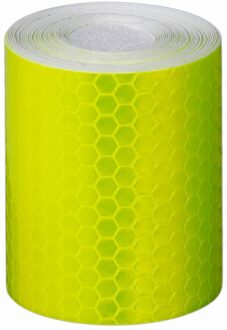 Fiets Lichaam Reflecterende Stickers Nacht Rijden Veiligheid Waterdichte Waarschuwing Tape Strip Sticker Outdoor Sport Reflecterende Waarschuwing Tape geel