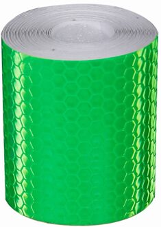 Fiets Lichaam Reflecterende Stickers Nacht Rijden Veiligheid Waterdichte Waarschuwing Tape Strip Sticker Outdoor Sport Reflecterende Waarschuwing Tape groen