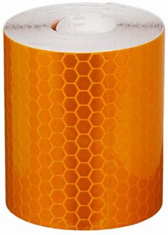 Fiets Lichaam Reflecterende Stickers Nacht Rijden Veiligheid Waterdichte Waarschuwing Tape Strip Sticker Outdoor Sport Reflecterende Waarschuwing Tape oranje