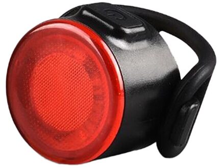 Fiets Licht Fiets Achterlicht Usb Oplaadbare Waterdicht Voor Mtb Helm Pack Bag Veiligheid Waarschuwingslampje Fietsen Lichten Achterlicht A rood