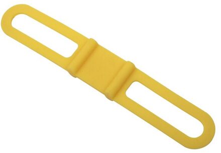 Fiets Licht Houder Stuur Torch Zaklamp Vaste Bandage Houders Elastische Siliconen Band Band Fiets Fietsen Accessoires geel