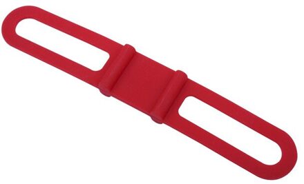 Fiets Licht Houder Stuur Torch Zaklamp Vaste Bandage Houders Elastische Siliconen Band Band Fiets Fietsen Accessoires rood