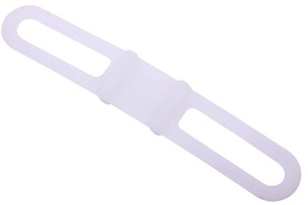 Fiets Licht Houder Stuur Torch Zaklamp Vaste Bandage Houders Elastische Siliconen Band Band Fiets Fietsen Accessoires wit