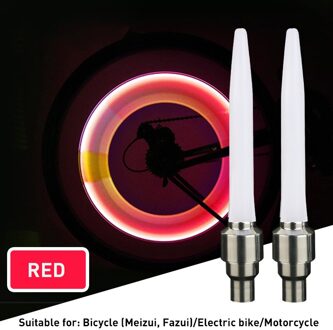 Fiets Licht Led Achterlicht Veiligheid Waarschuwingslampje Mountainbike Licht Usb Oplaadbare Fiets Accessoires Wiel Spaken Licht A2-2stk