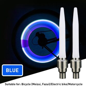 Fiets Licht Led Achterlicht Veiligheid Waarschuwingslampje Mountainbike Licht Usb Oplaadbare Fiets Accessoires Wiel Spaken Licht A3-2stk