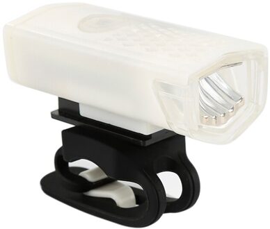 Fiets Licht Usb Oplaadbare 3 Modes 300 Lumen Fiets Lamp Koplamp Zaklamp Fiets Accessoires wit