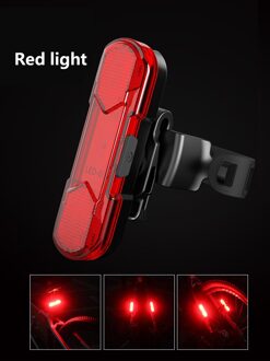 Fiets Licht Waterdicht Achterlichten Multi Light Led Usb Oplaadbare Mountainbike Fietsen Light Veiligheid Waarschuwingslampje Motorfiets rood