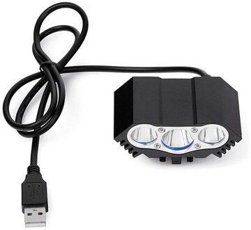 Fiets Light USB Oplaadbare Licht Waterdichte LED Koplamp Power Bank Fiets Accessoires Fietsen Torch Fiets Lamp Zaklamp