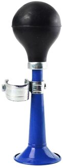 Fiets Luchthoorn Hooter Non-Elektronische Retro Bike Bell Alarm Bugel Siliconen Squeeze Bulb Trompet Fietsen Fiets Hoorn Bel blauw