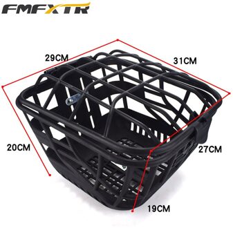 Fiets mand voor mountainbike terug plantaardige mand studenten plank vouwen frame opknoping mand plastic zwart