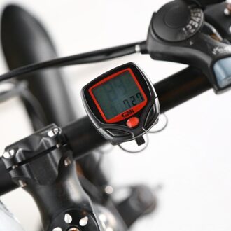 Fiets Meter Snelheidsmeter Bike Digitale Lcd Fietsen Computer Lcd Kilometerstand Snelheidsmeter Stopwatch Motorbike