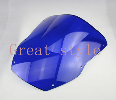 fiets motorrijwiel Voorruit Voorruit Clear Voor Kawasaki Ninja ZX-12R zx12r 2000 2001 00 01 ABS blauw