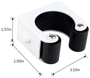 Fiets Mountain Parking Gesp 7.5X8Cm Fiets Rekken Creatieve Bike Parking Gesp Thuis Muur Hanger Mount Haak Fiets accessoires mountain bike-zwart