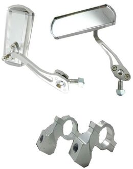 Fiets Mountainbike Handvat Achteruitkijkspiegel Bewerkt Aluminium Achteruitkijkspiegel Veiligheid Spiegel K502116-01