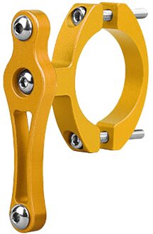 Fiets Mtb Water Fles Clip Kooi Houder Klem Houder Mtb Draagbare Racefiets Waterfles Mount Stuur Beugel #3 Geel
