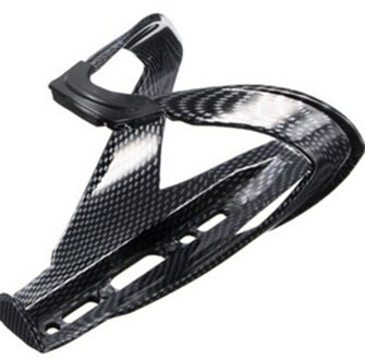 Fiets Mtb Waterfleshouder Pc Plastic Waterkoker Kooi Rack Stuur Carbon Geweven Plastic Fles Rack
