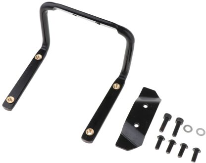 Fiets Mtb Zadelpen Terug Dubbele Waterfleshouder Cage Rack Adapter zwart