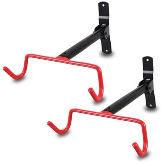 Fiets Opbergrek Wandmontage Bike Hanger Haak Massief Staal Fiets Muur Opknoping Haak Zware Fiets Rekken Fold Down