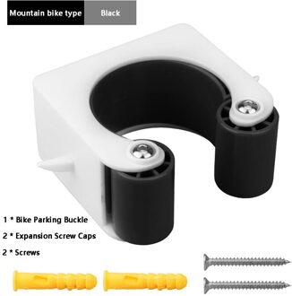 Fiets Parking Rack Gesp Fiets Indoor Verticale Opbergrek Muurbevestiging Road Fietsen Stop Rack Mountainbike Display Stand BY-MTB-TCK-zwart