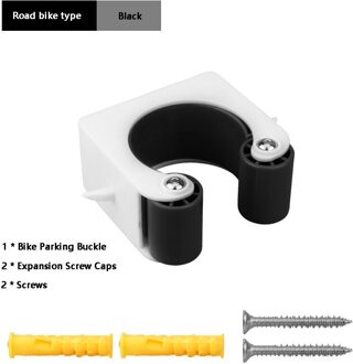 Fiets Parking Rack Gesp Fiets Indoor Verticale Opbergrek Muurbevestiging Road Fietsen Stop Rack Mountainbike Display Stand BY-RB-TCK-zwart